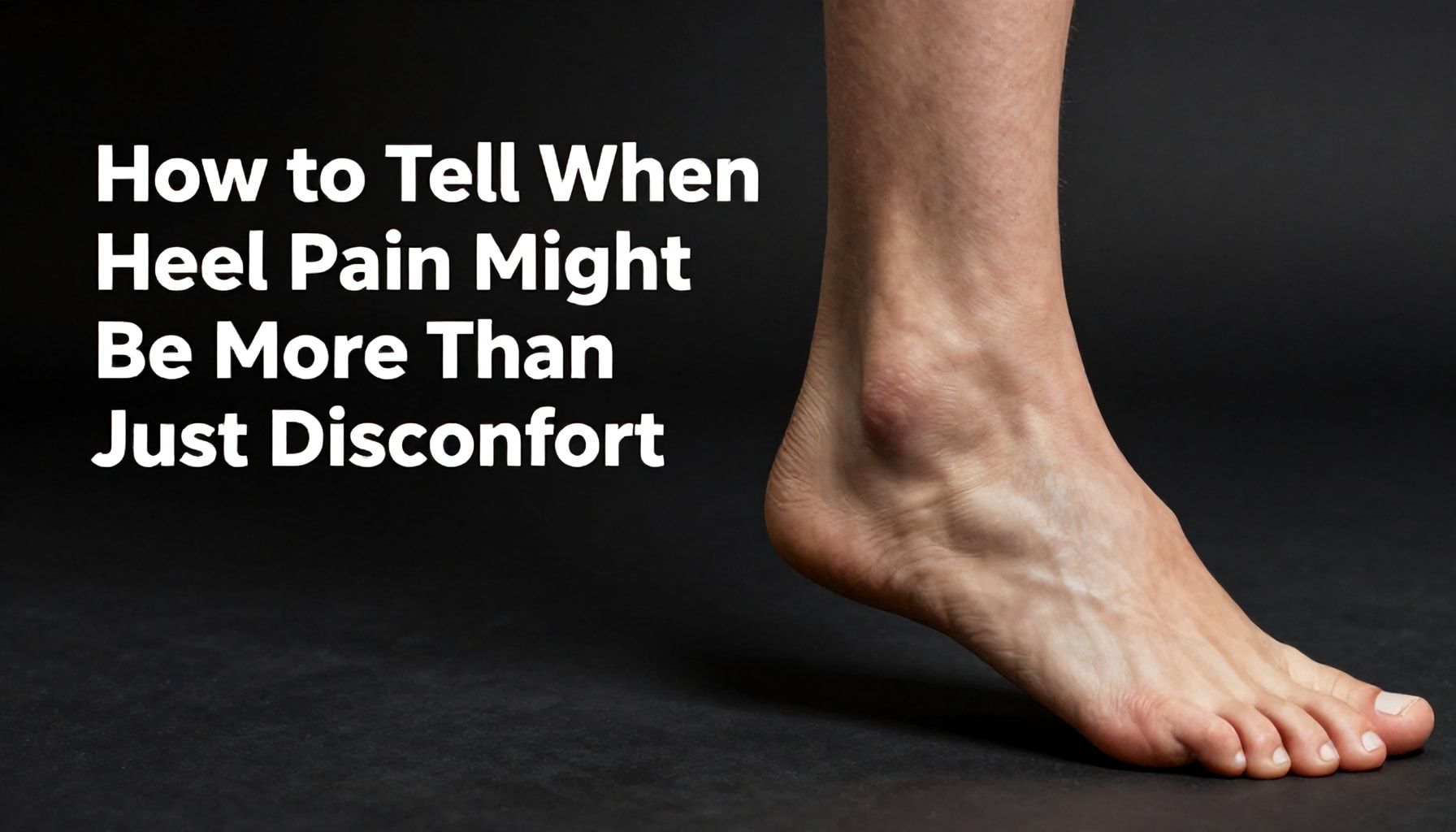 How to Tell When Heel Pain Might Be More Than Just Discomfort