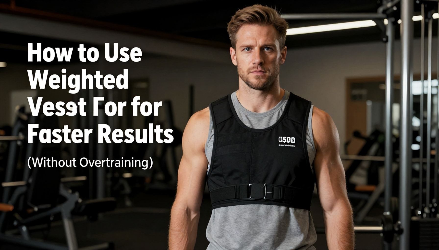 How to Use a Weighted Vest for Faster Results (Without Overtraining)*