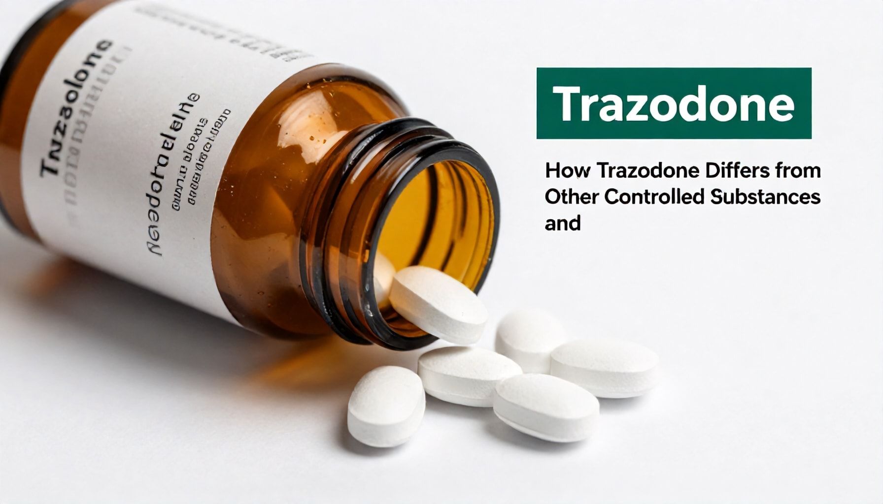 How Trazodone Differs from Other Controlled Substances*