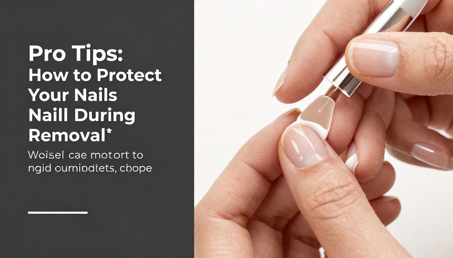 Pro Tips: How to Protect Your Nails During Removal*