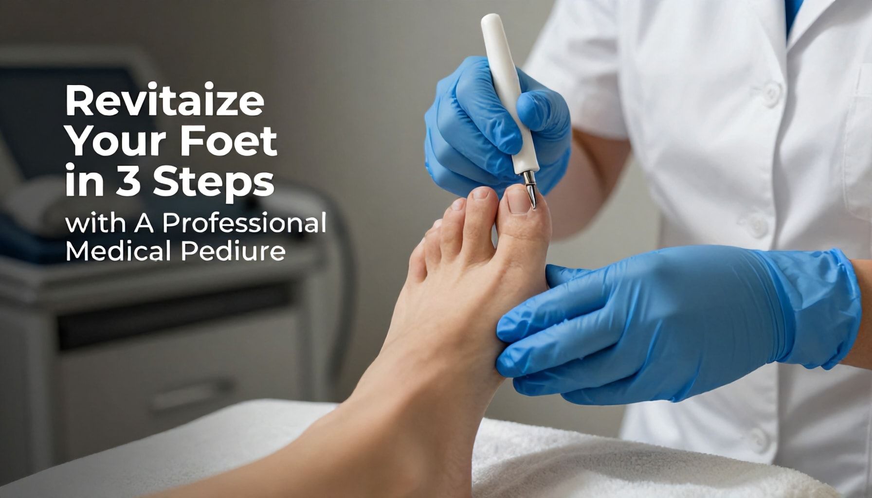 Revitalize Your Feet in 3 Steps with a Professional Medical Pedicure*