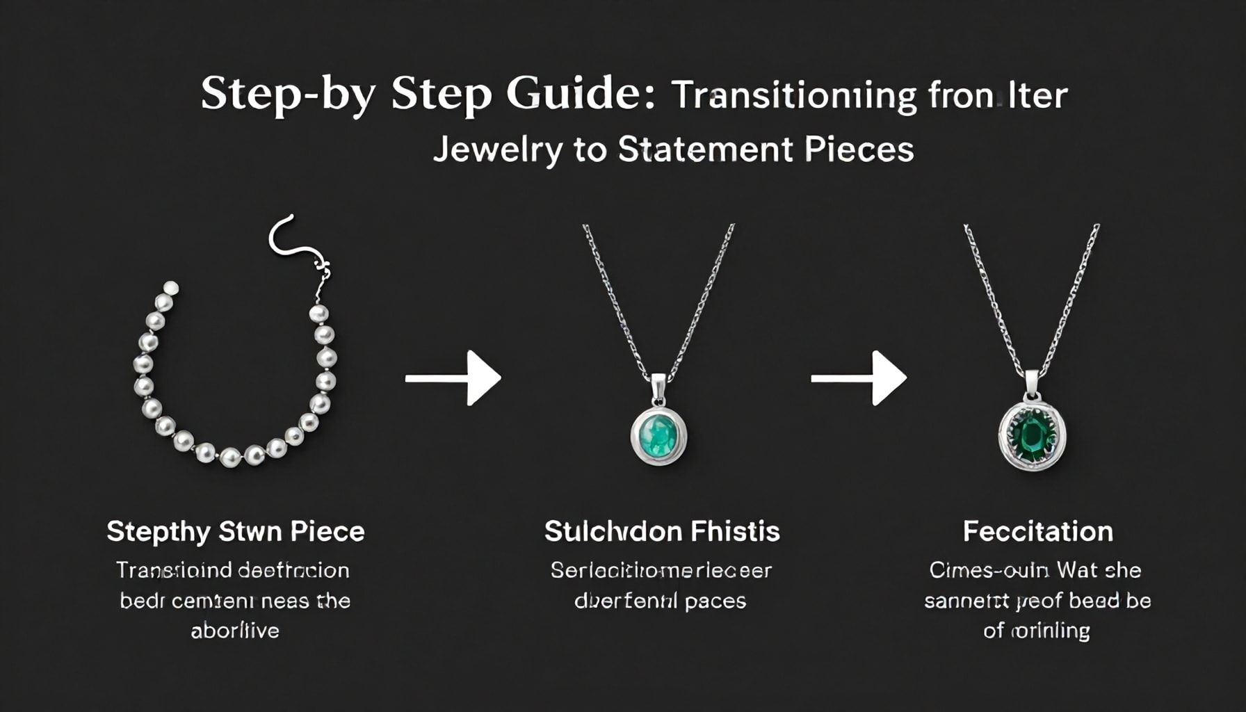 Step-by-Step Guide: Transitioning from Starter Jewelry to Statement Pieces*