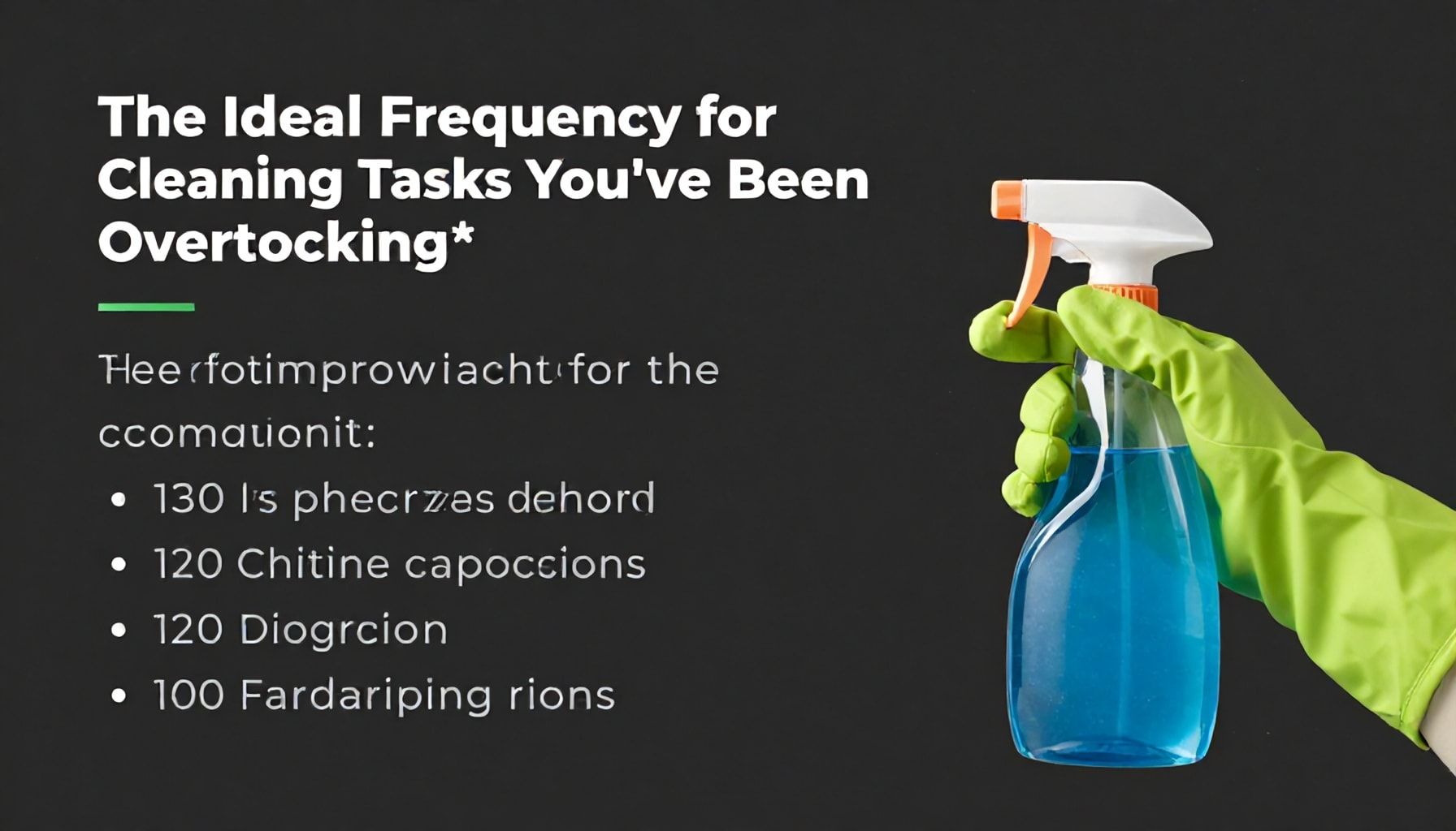 Master Your Routine: The Perfect Frequency for Every Task 5 The Ideal Frequency for Cleaning Tasks You've Been Overlooking*