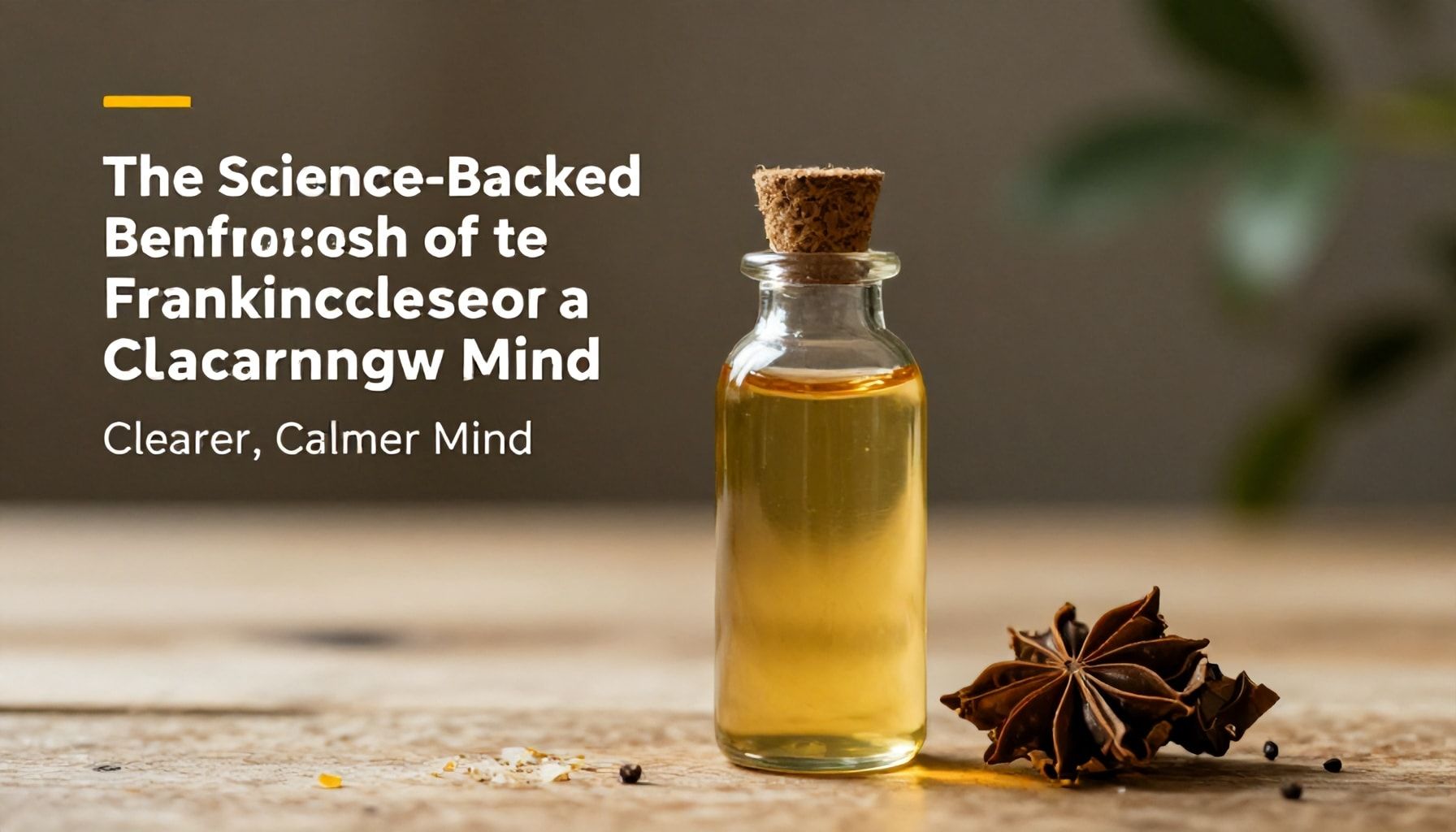 The Science-Backed Benefits of Frankincense Oil for a Clearer, Calmer Mind*