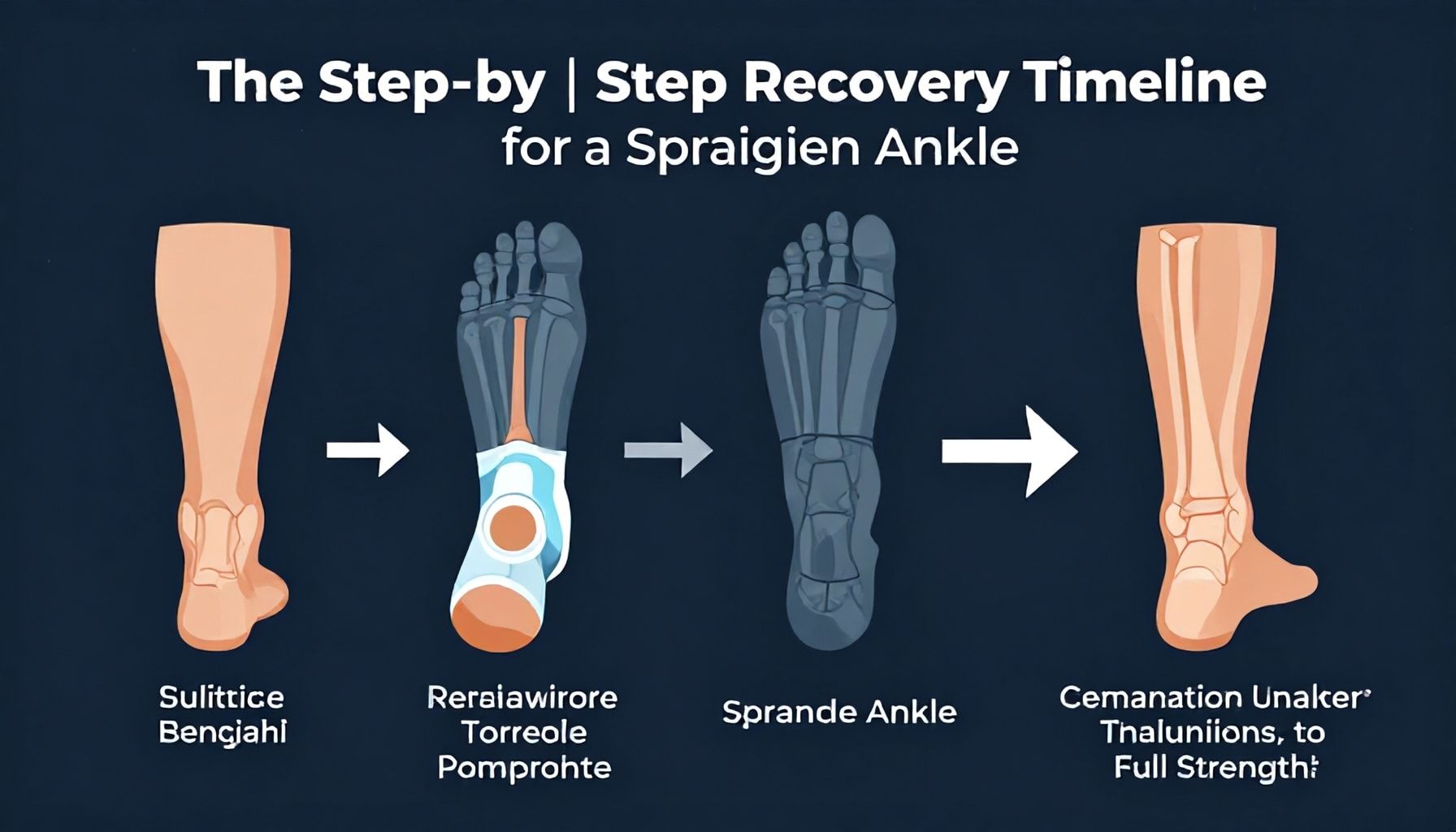 The Step-by-Step Recovery Timeline for a Sprained Ankle (From Day 1 to Full Strength)*