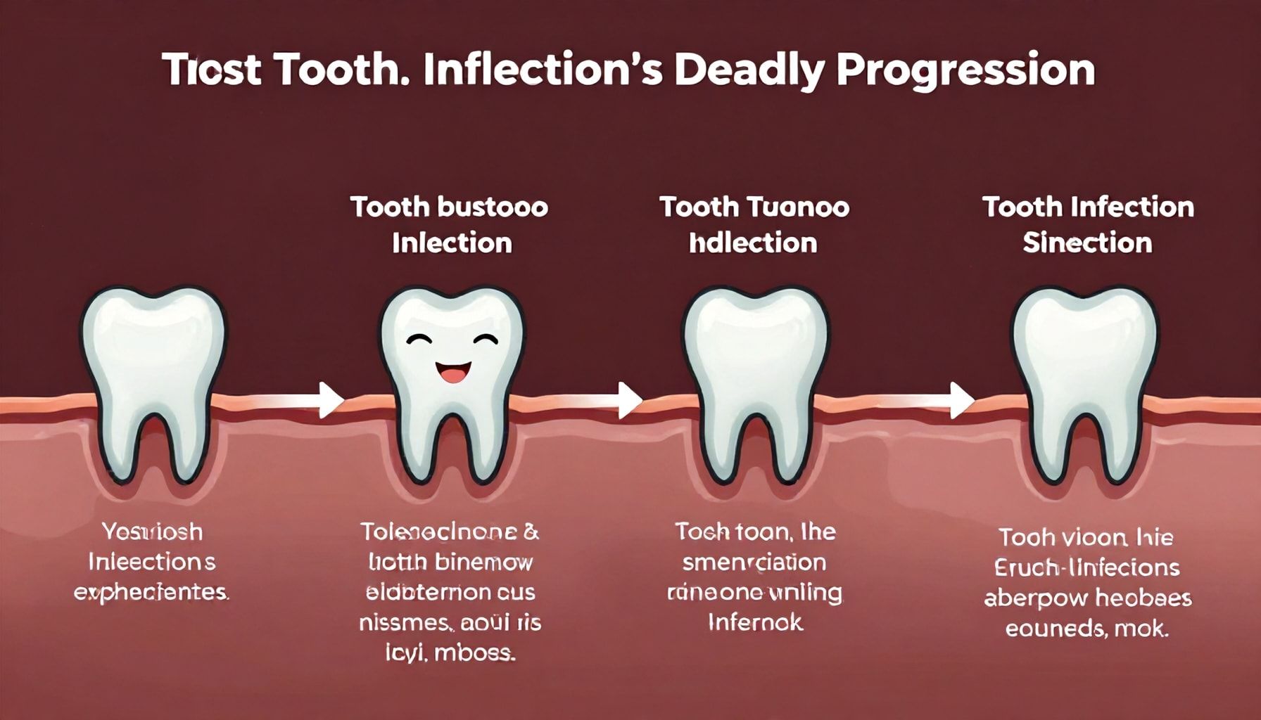 Understanding the Timeline of a Deadly Tooth Infection 4 The Step-by-Step Timeline of a Tooth Infection’s Deadly Progression*