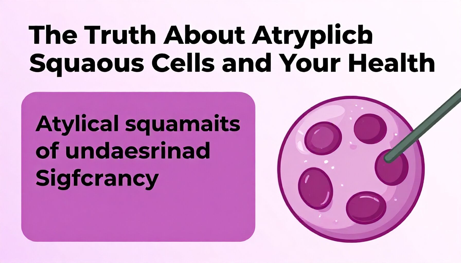 The Truth About Atypical Squamous Cells and Your Health