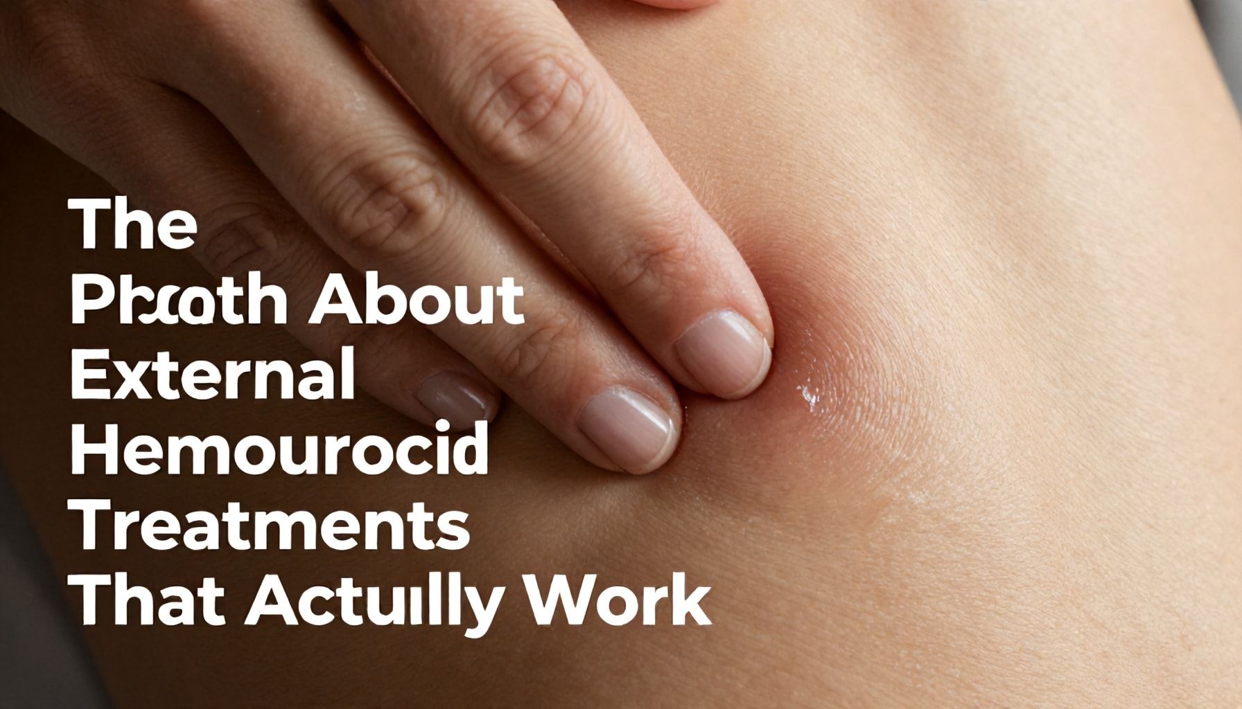 The Truth About External Hemorrhoid Treatments That Actually Work*