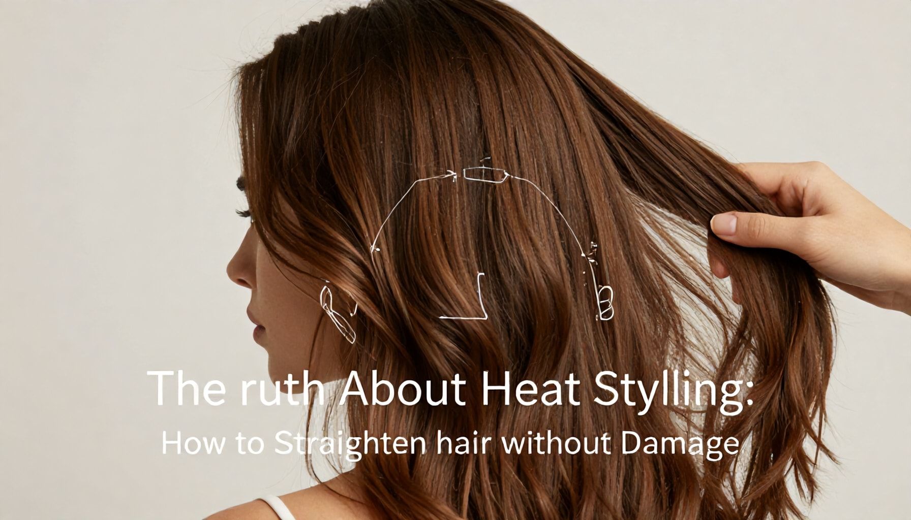 The Truth About Heat Styling: How to Straighten Hair Without Damage*