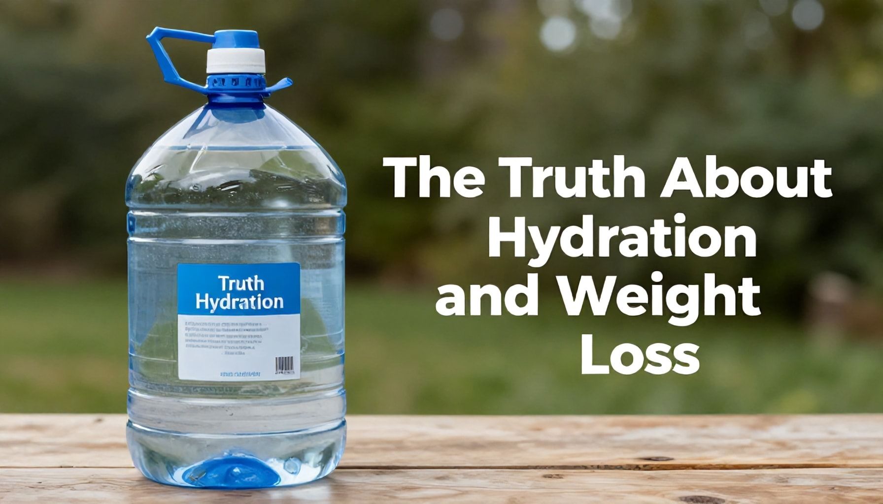The Truth About Hydration and Weight Loss*