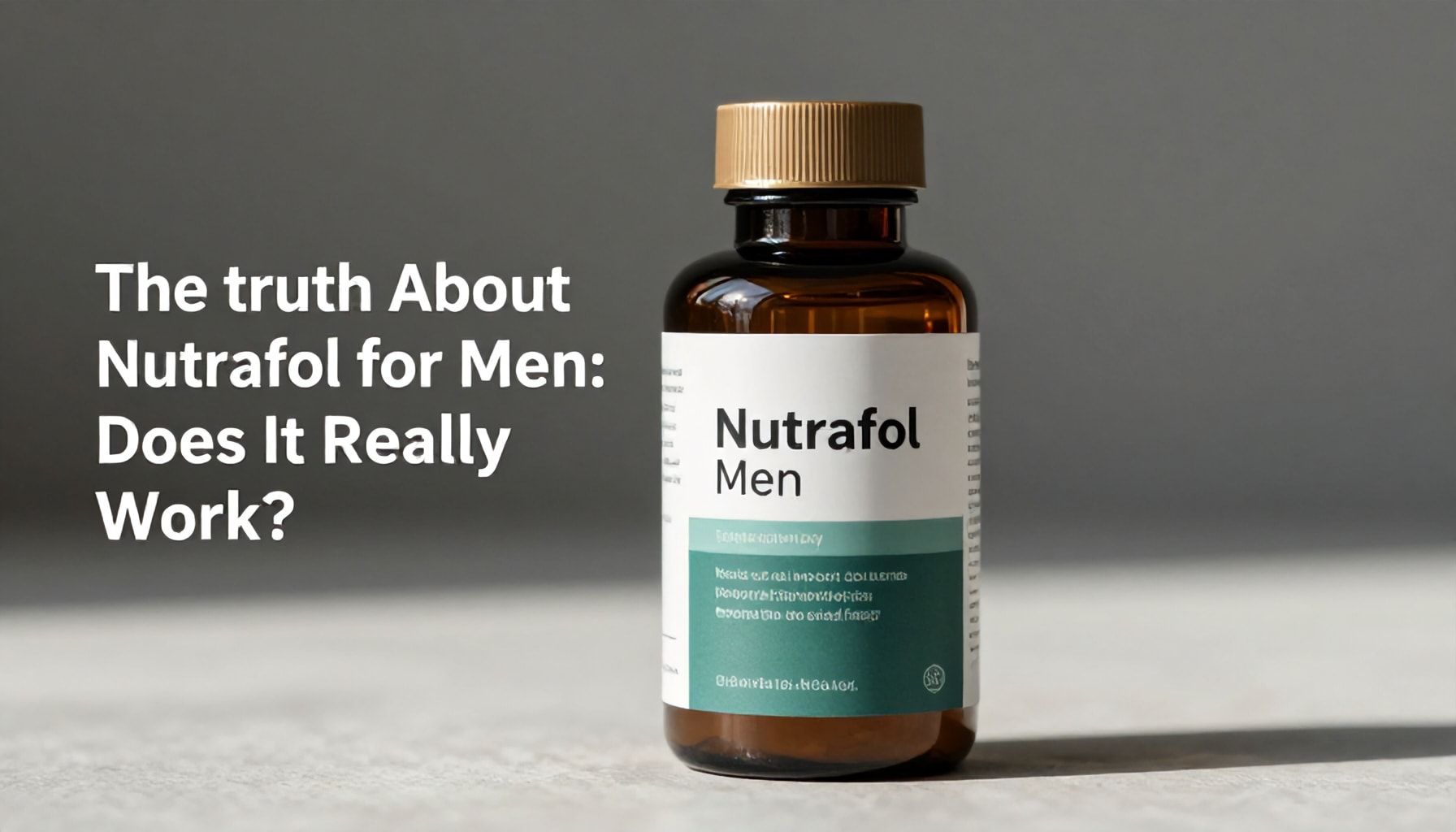 The Truth About Nutrafol for Men: Does It Really Work?"*