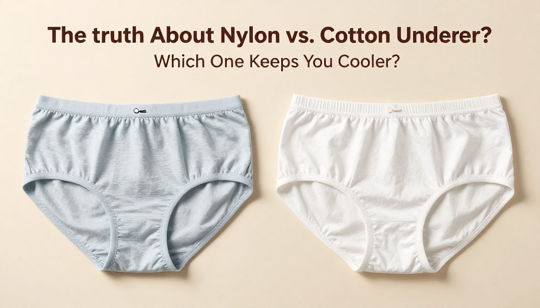 The Truth About Nylon vs. Cotton Underwear: Which One Keeps You Cooler?"*
