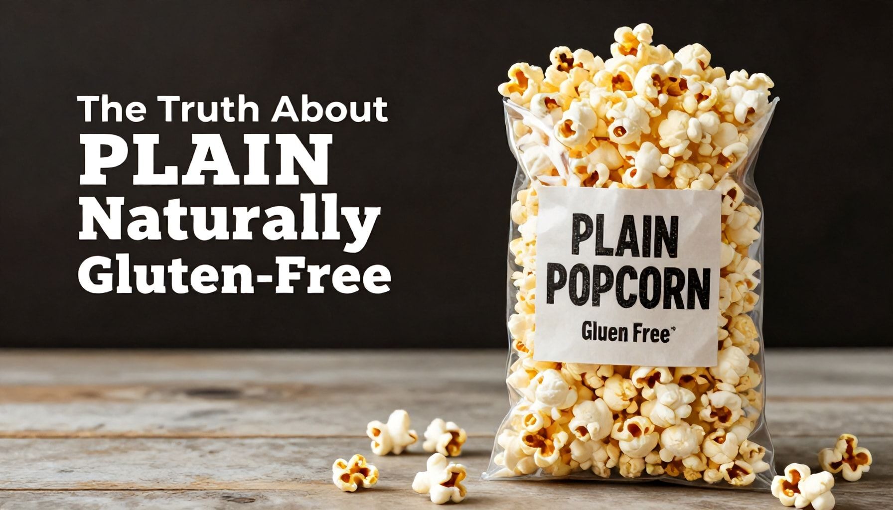 The Truth About Plain Popcorn: Naturally Gluten-Free*
