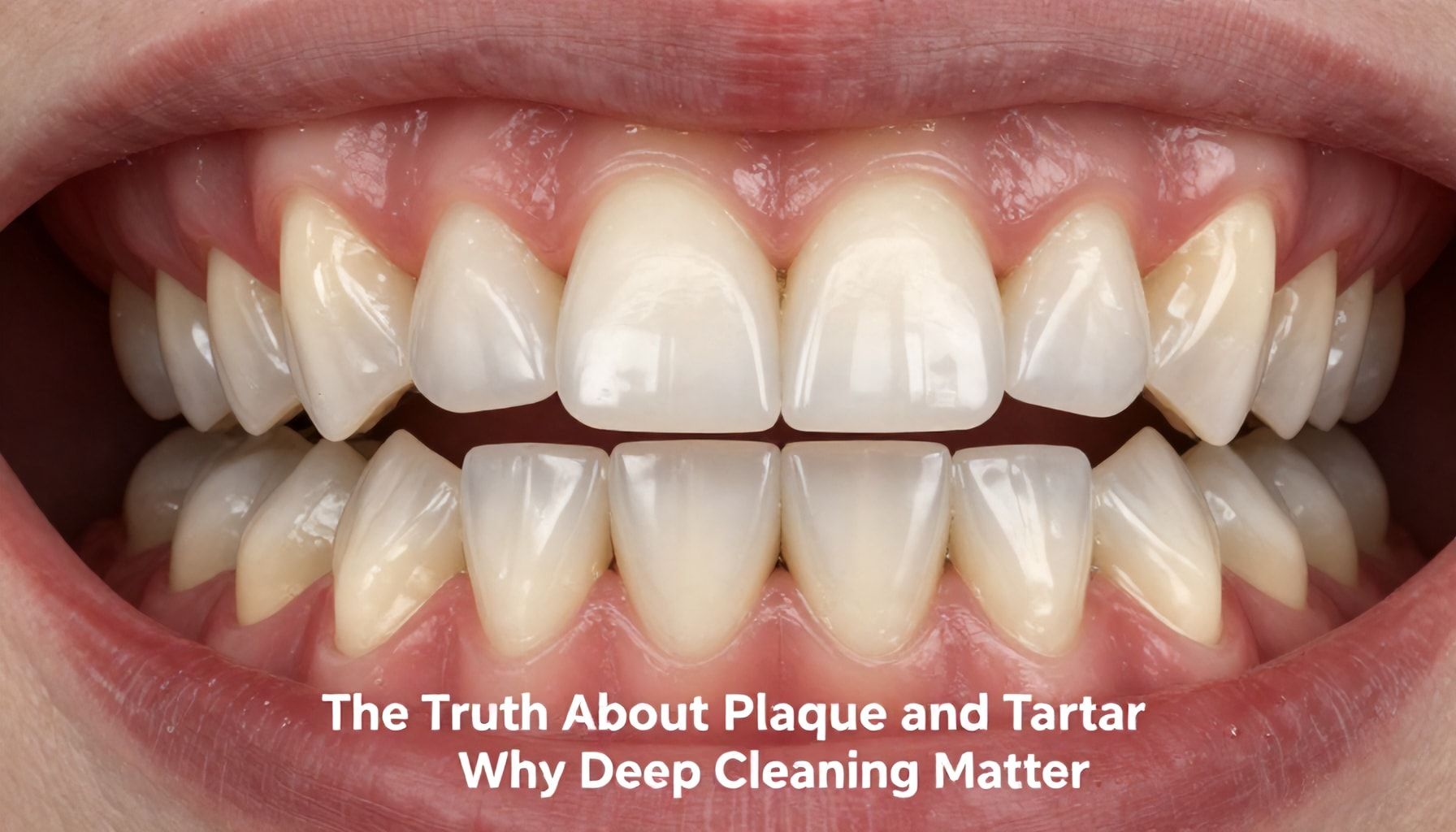 The Truth About Plaque and Tartar: Why Deep Cleaning Matters*