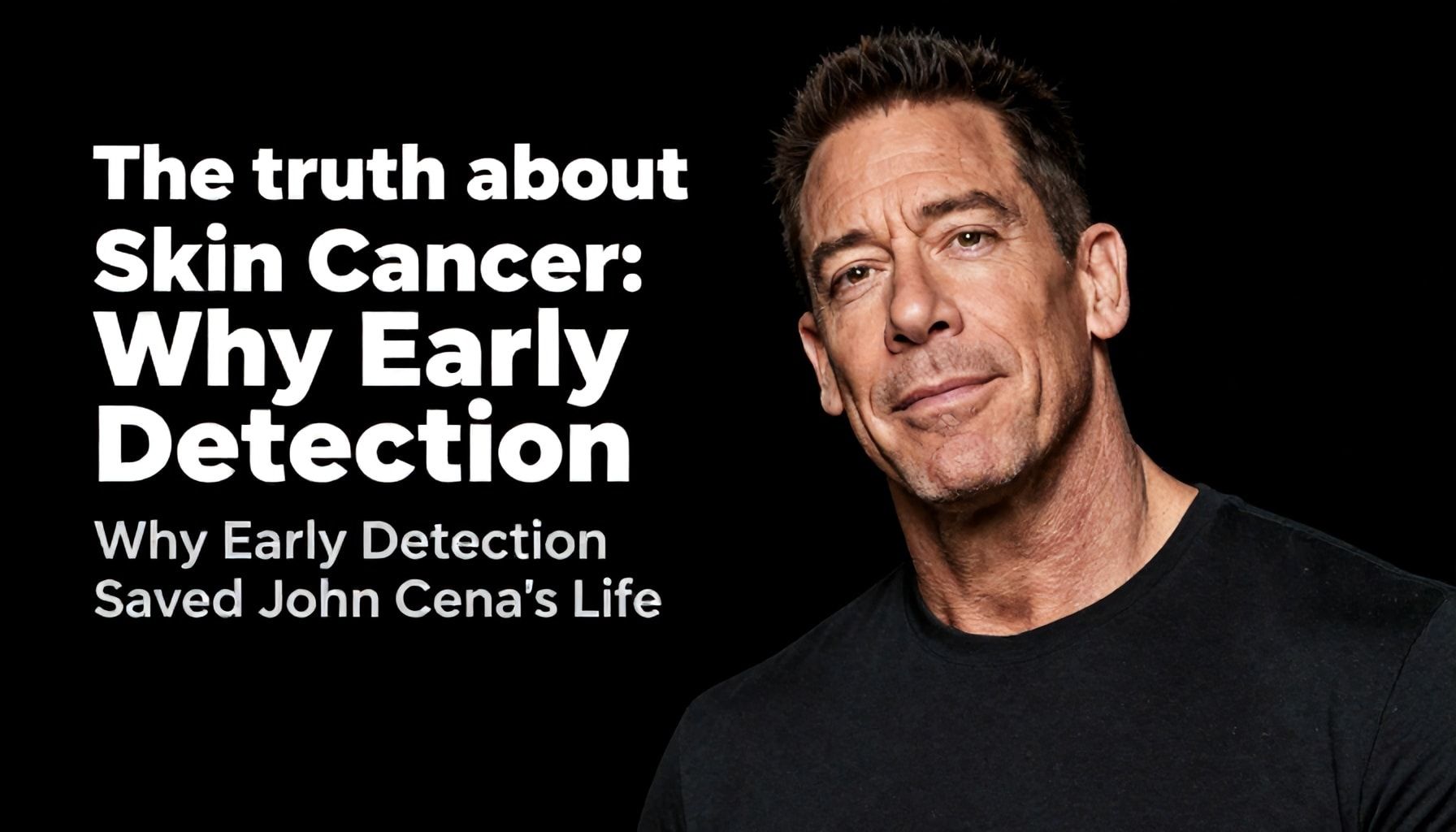 The Truth About Skin Cancer: Why Early Detection Saved John Cena’s Life*