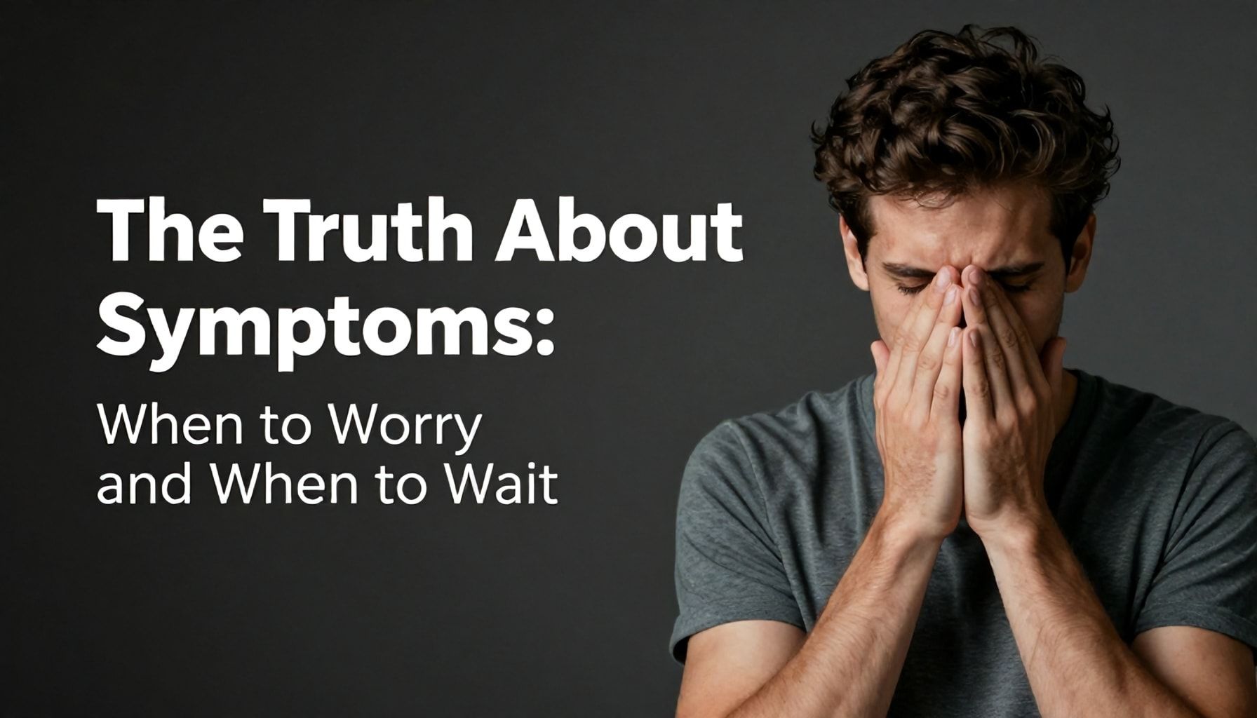 The Truth About Symptoms: When to Worry and When to Wait*