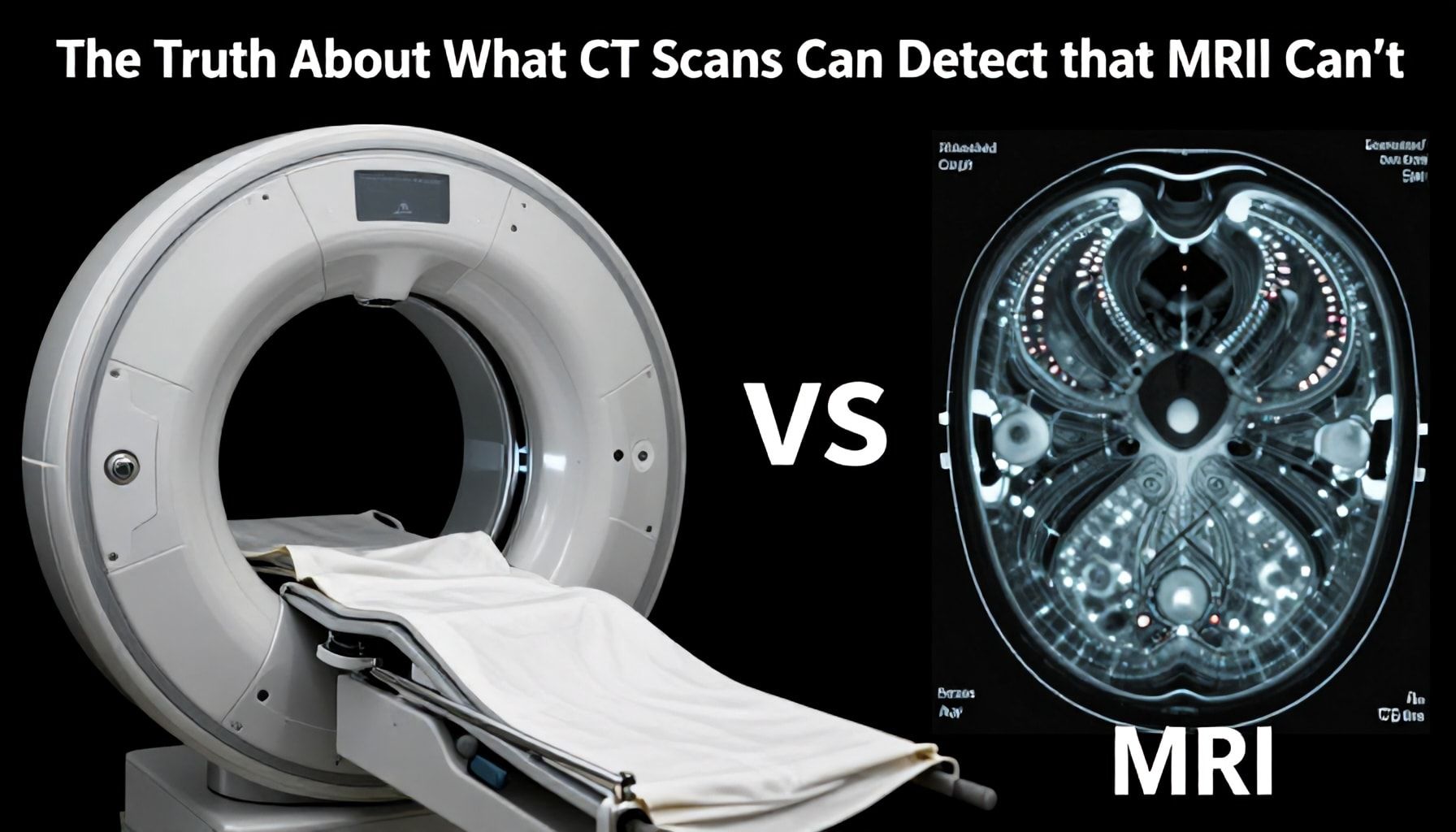 The Truth About What CT Scans Can Detect That MRIs Can't*