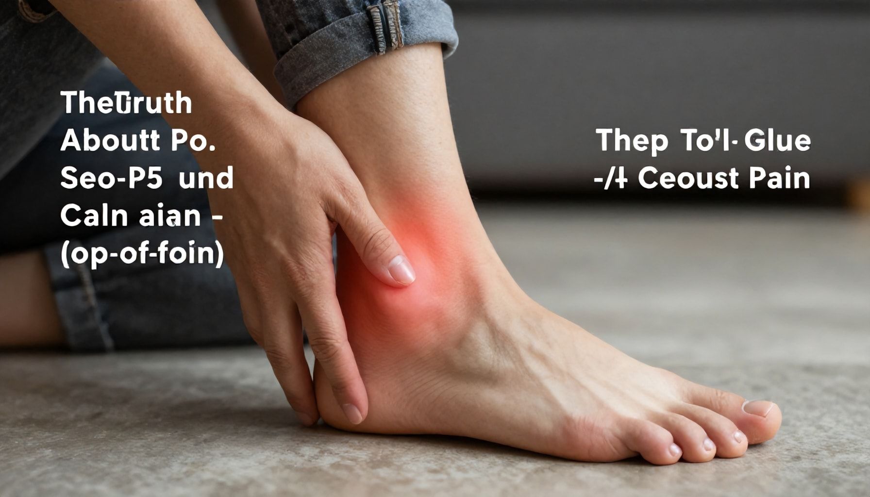 The Truth About What’s Really Causing Your Top-of-Foot Pain*