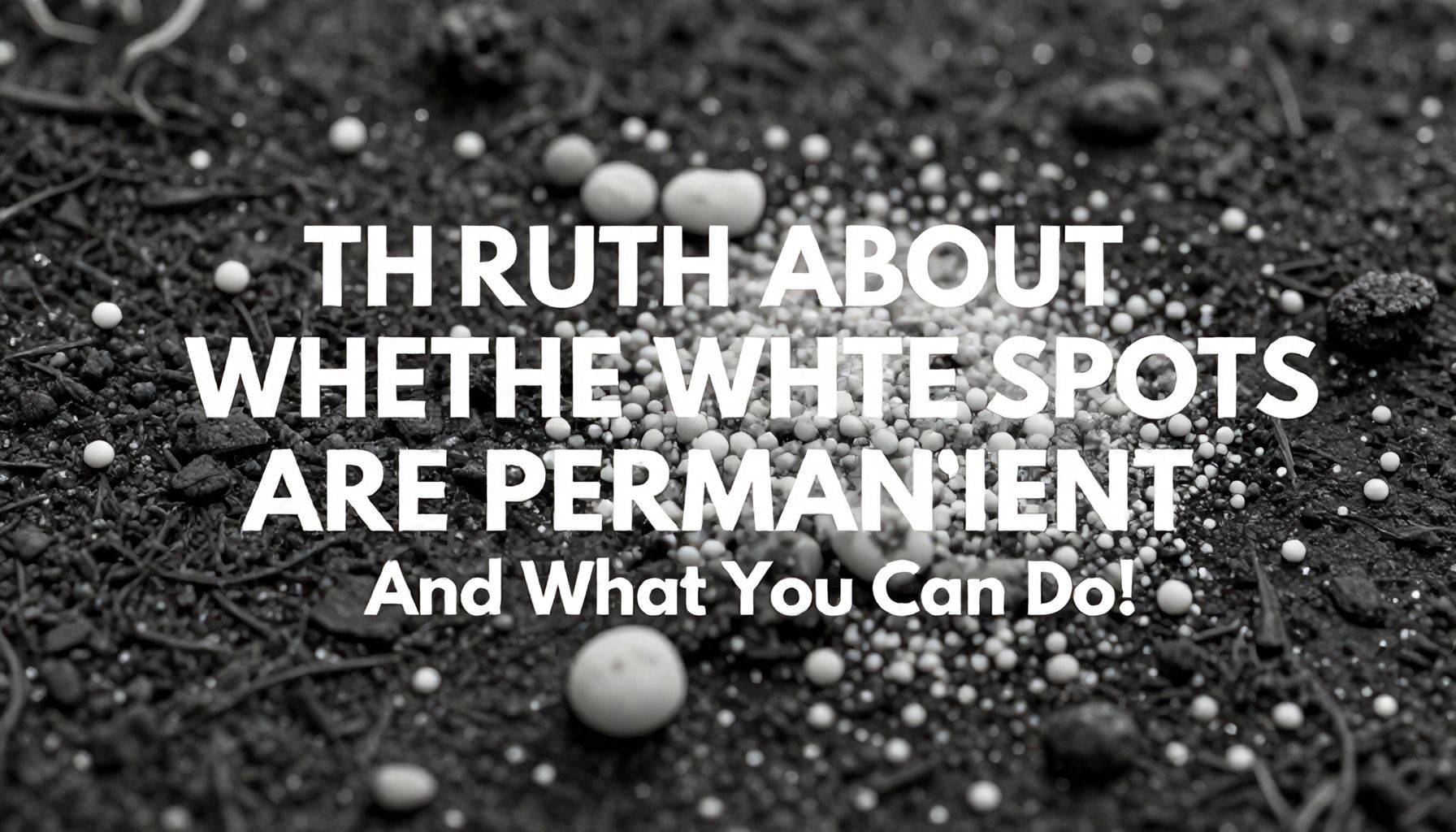 The Truth About Whether White Spots Are Permanent (And What You Can Do)*