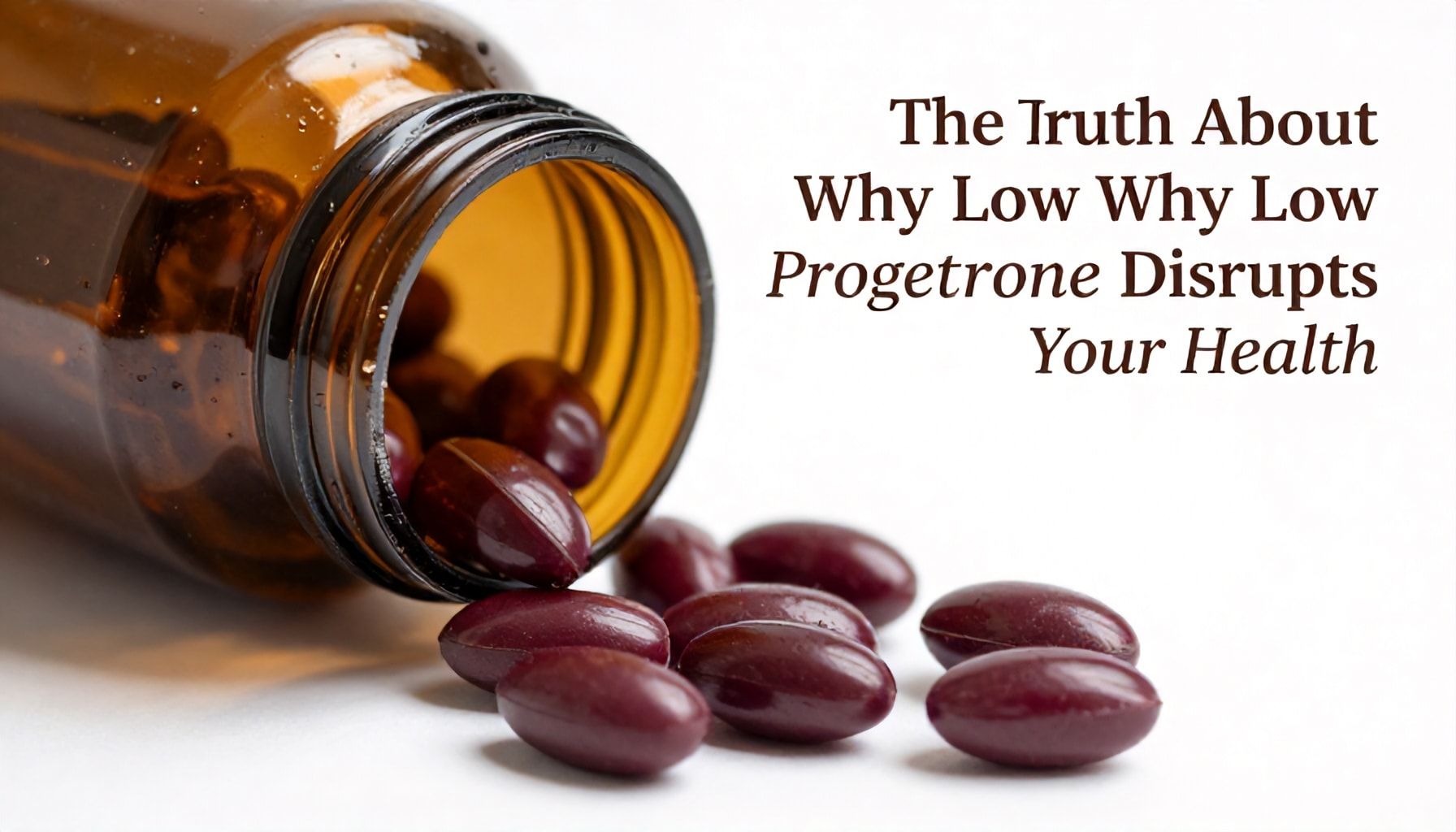 The Truth About Why Low Progesterone Disrupts Your Health*