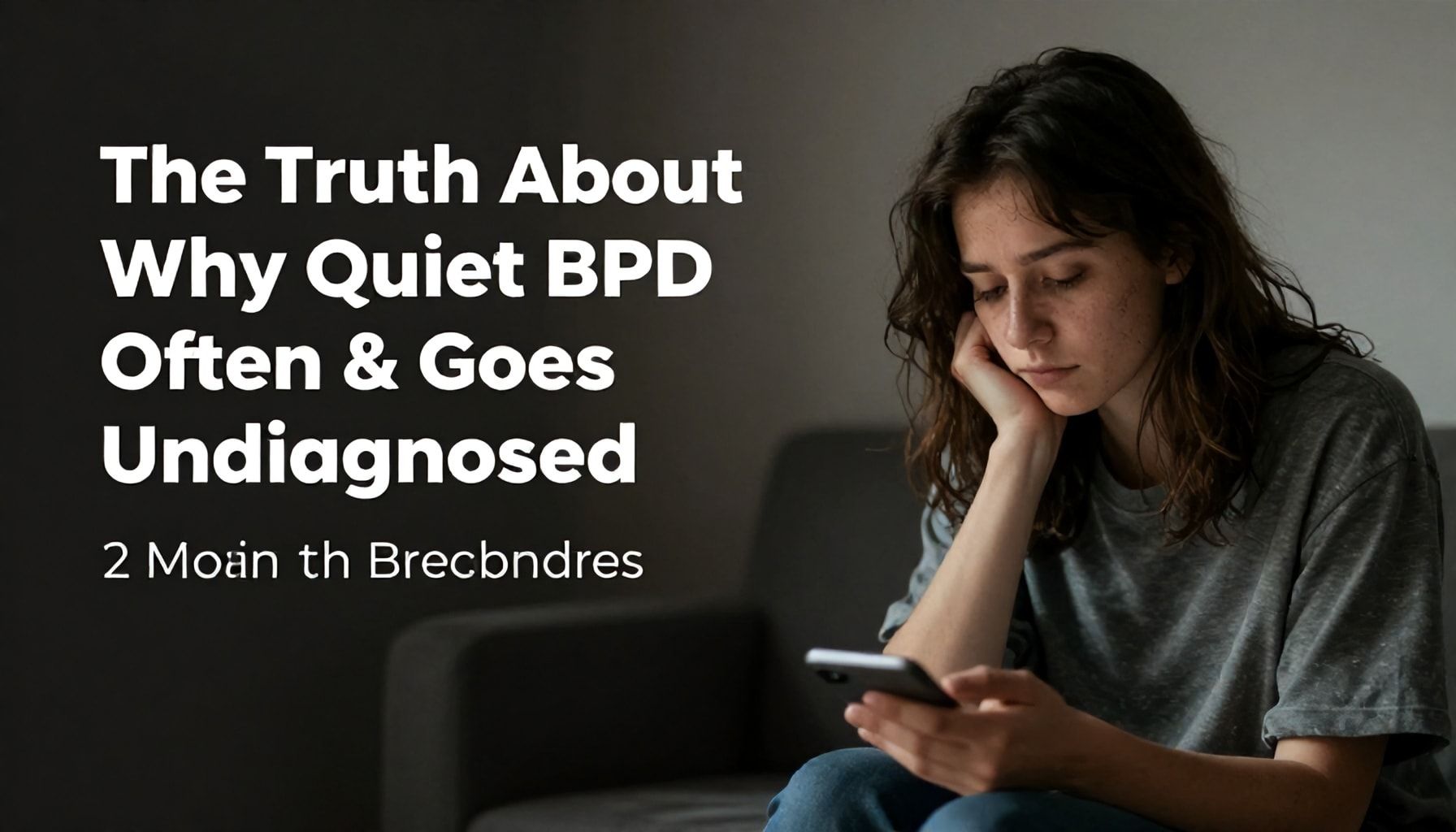 The Truth About Why Quiet BPD Often Goes Undiagnosed*