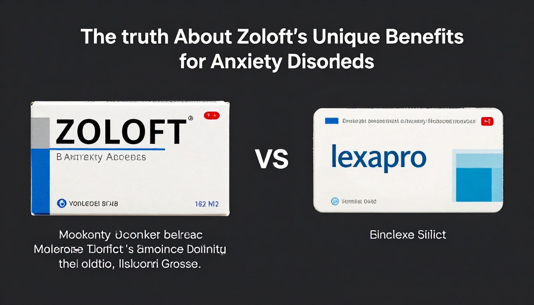 The Truth About Zoloft's Unique Benefits for Anxiety Disorders