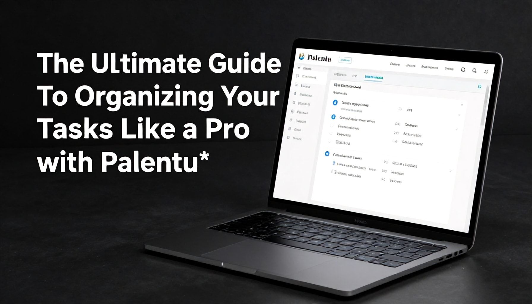 The Ultimate Guide to Organizing Your Tasks Like a Pro with Palentu*