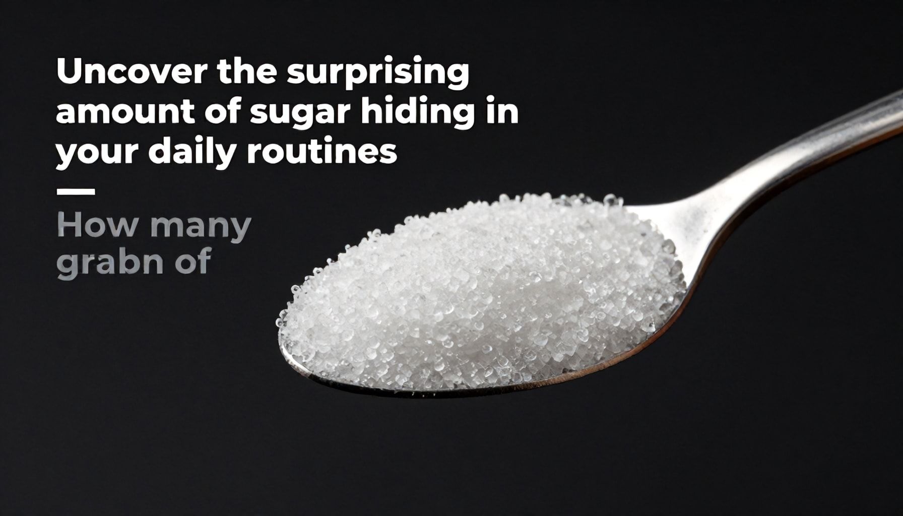 Uncover the surprising amount of sugar hiding in your daily routines.