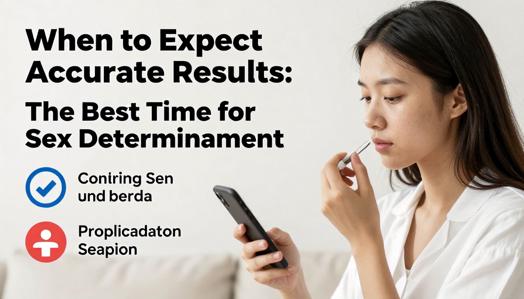 When to Expect Accurate Results: The Best Time for Sex Determination*