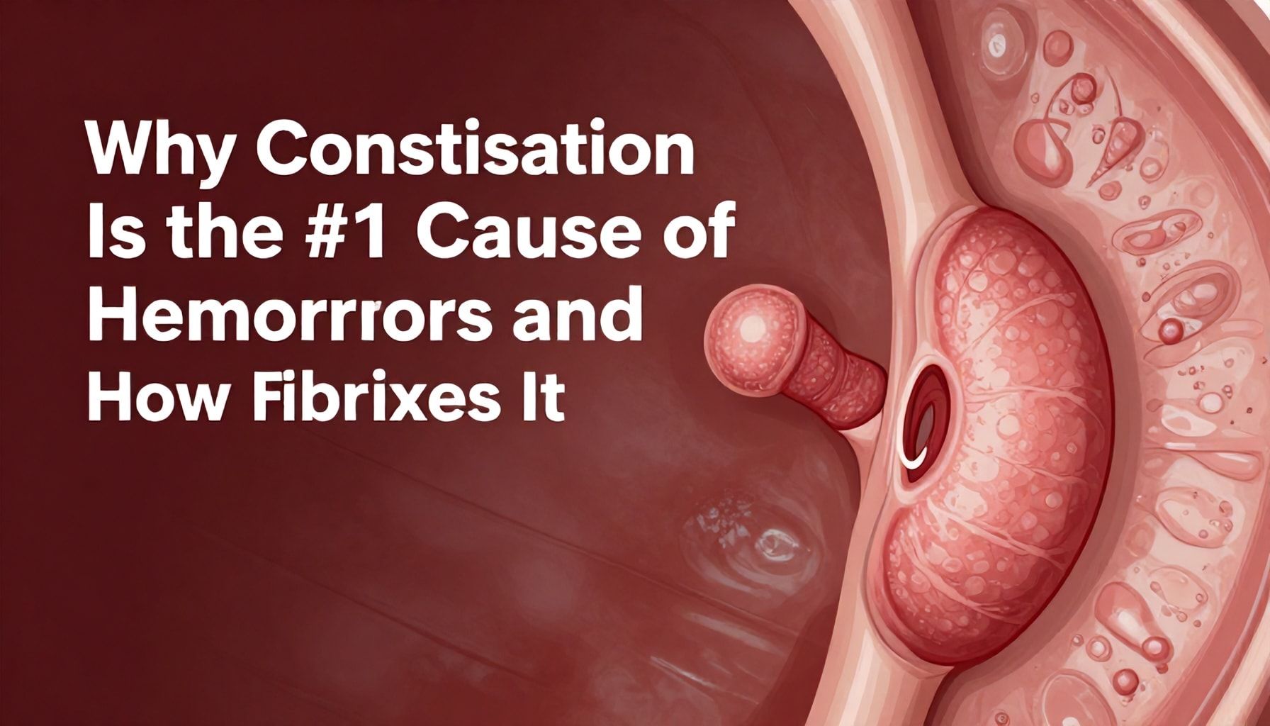 Why Constipation Is the #1 Cause of Hemorrhoids (and How Fiber Fixes It)*