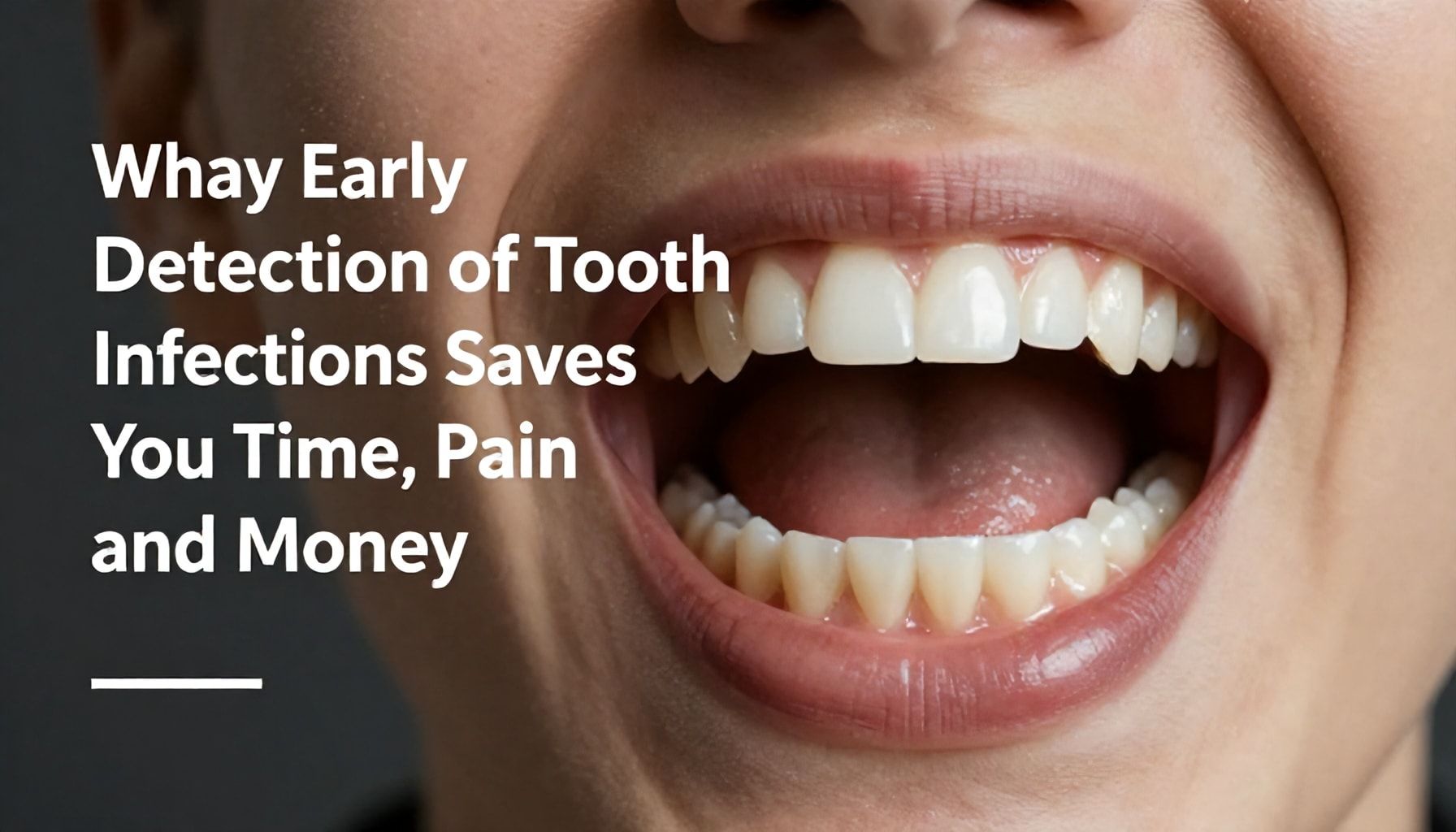Why Early Detection of Tooth Infections Saves You Time, Pain, and Money*