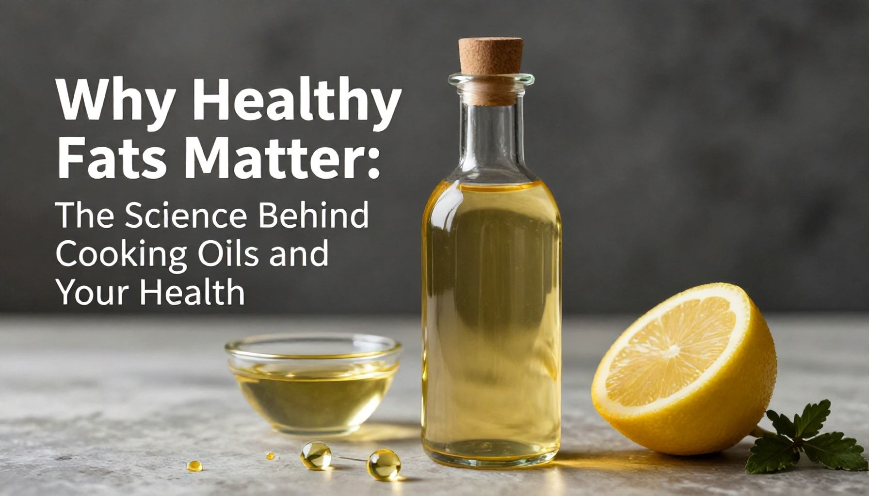 Why Healthy Fats Matter: The Science Behind Cooking Oils and Your Health*