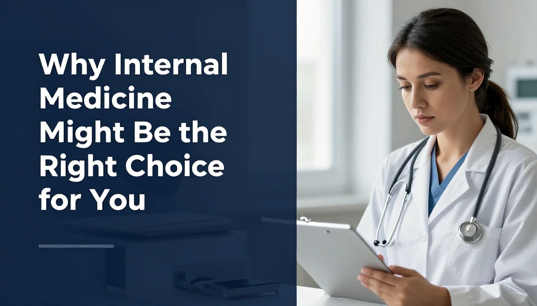 Why Internal Medicine Might Be the Right Choice for You*
