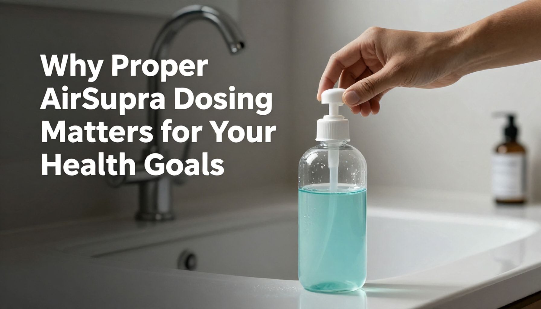 Why Proper AirSupra Dosing Matters for Your Health Goals*