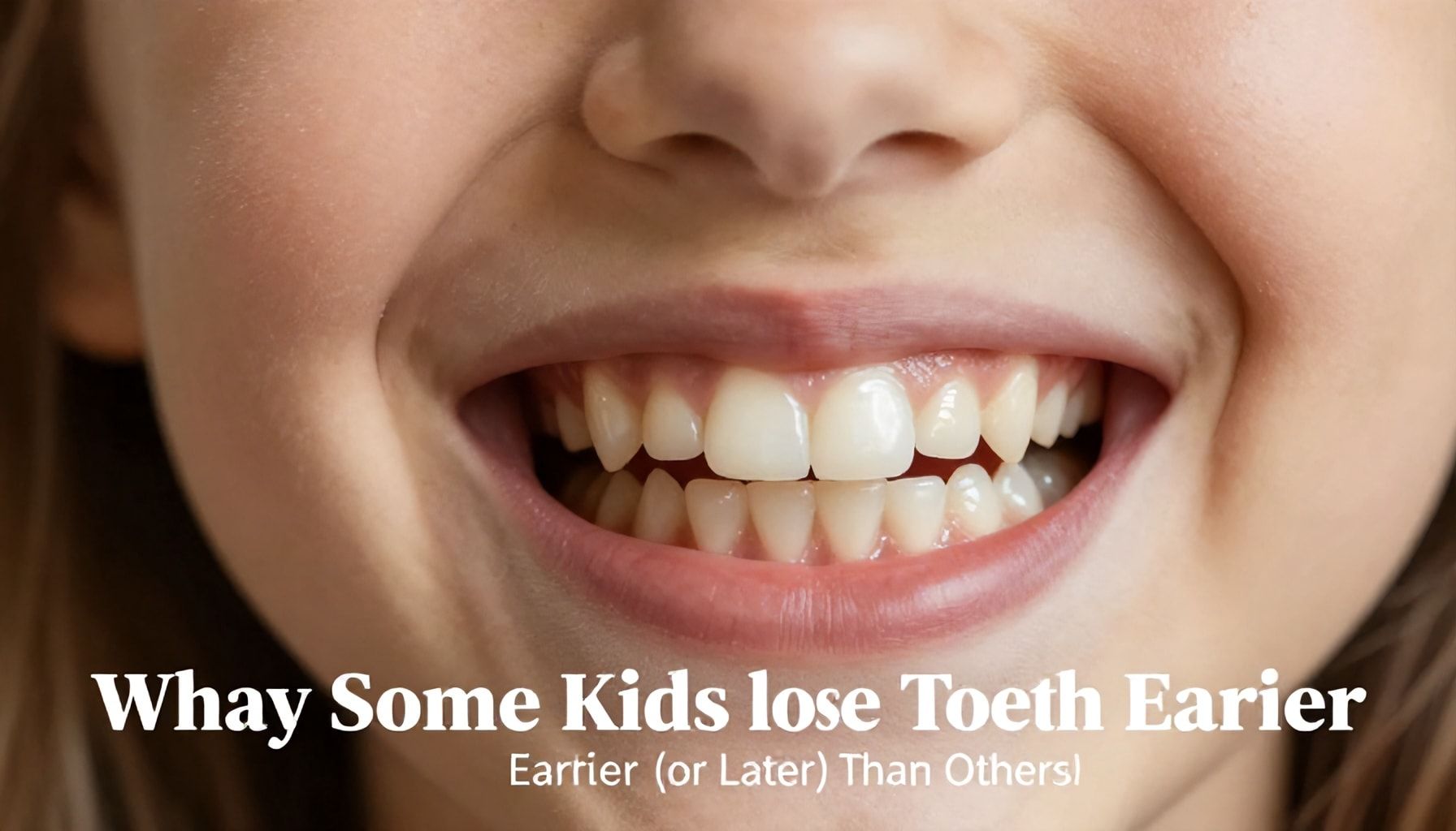 Why Some Kids Lose Teeth Earlier (or Later) Than Others*