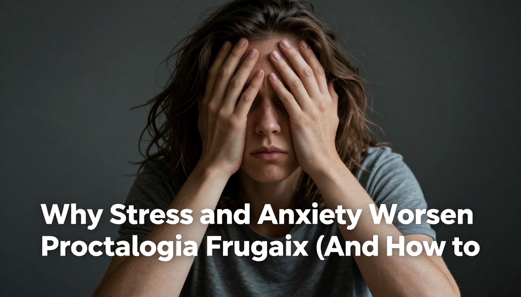 Why Stress and Anxiety Worsen Proctalgia Fugax (And How to Fix It)*