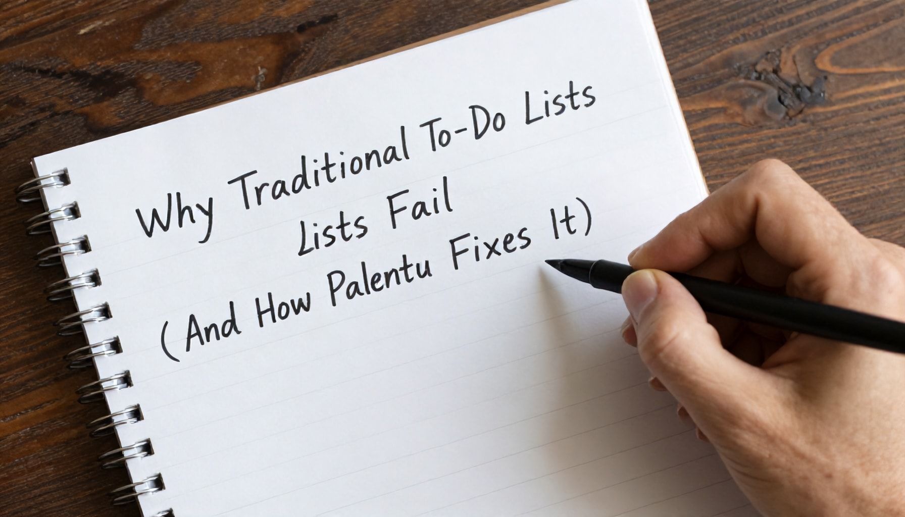 Why Traditional To-Do Lists Fail (And How Palentu Fixes It)*