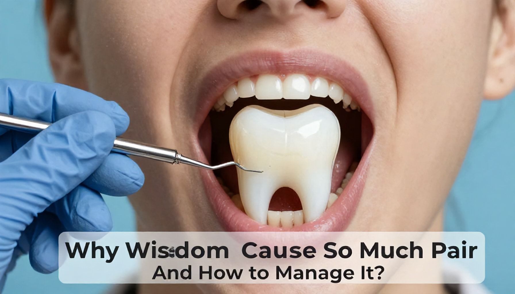 Why Wisdom Teeth Cause So Much Pain (And How to Manage It)"*