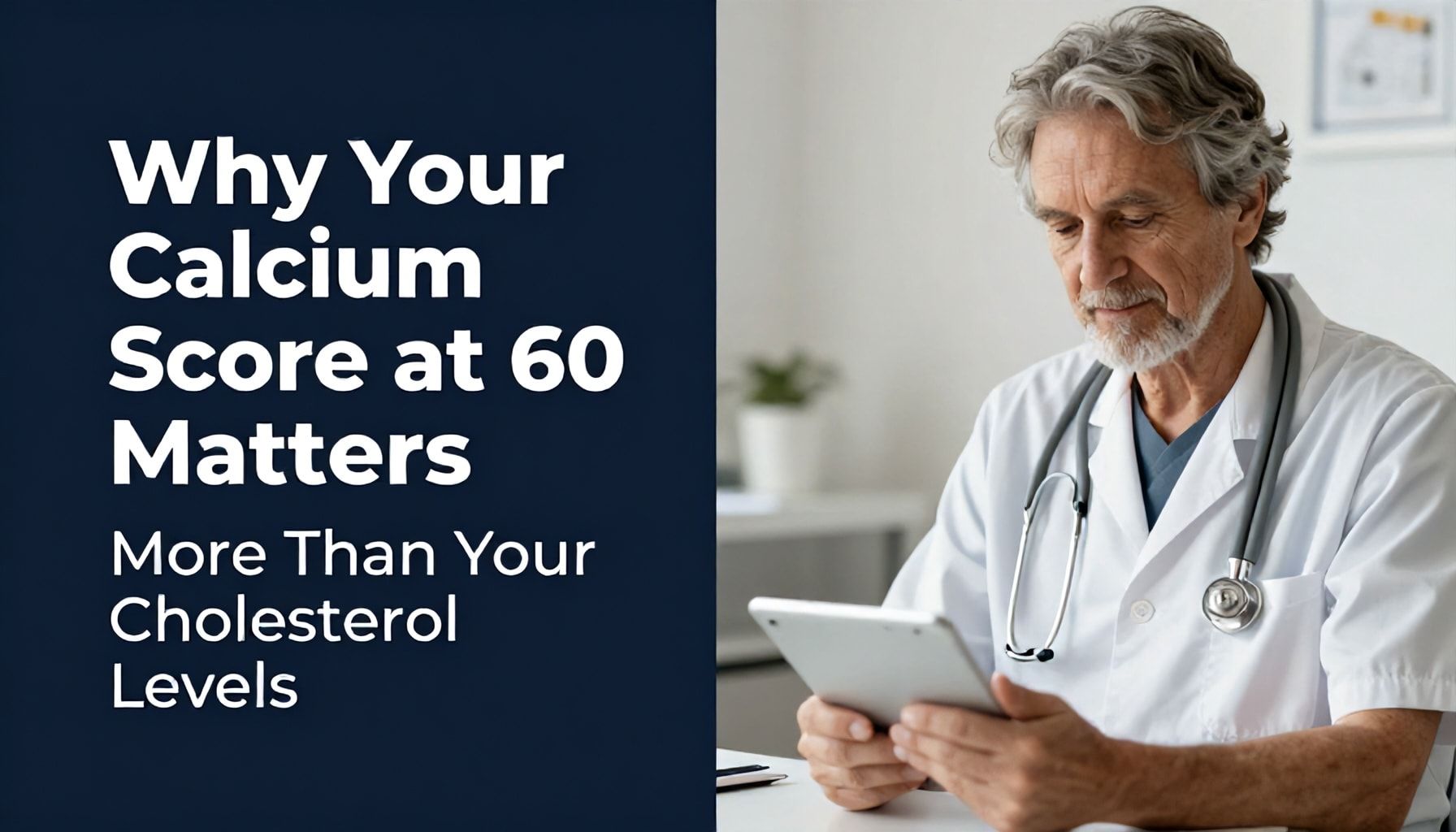Why Your Calcium Score at 60 Matters More Than Your Cholesterol Levels*