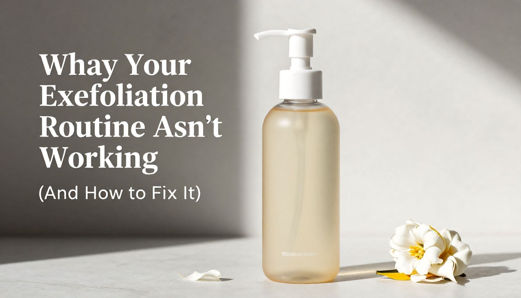 Why Your Exfoliation Routine Isn’t Working (And How to Fix It)"*
