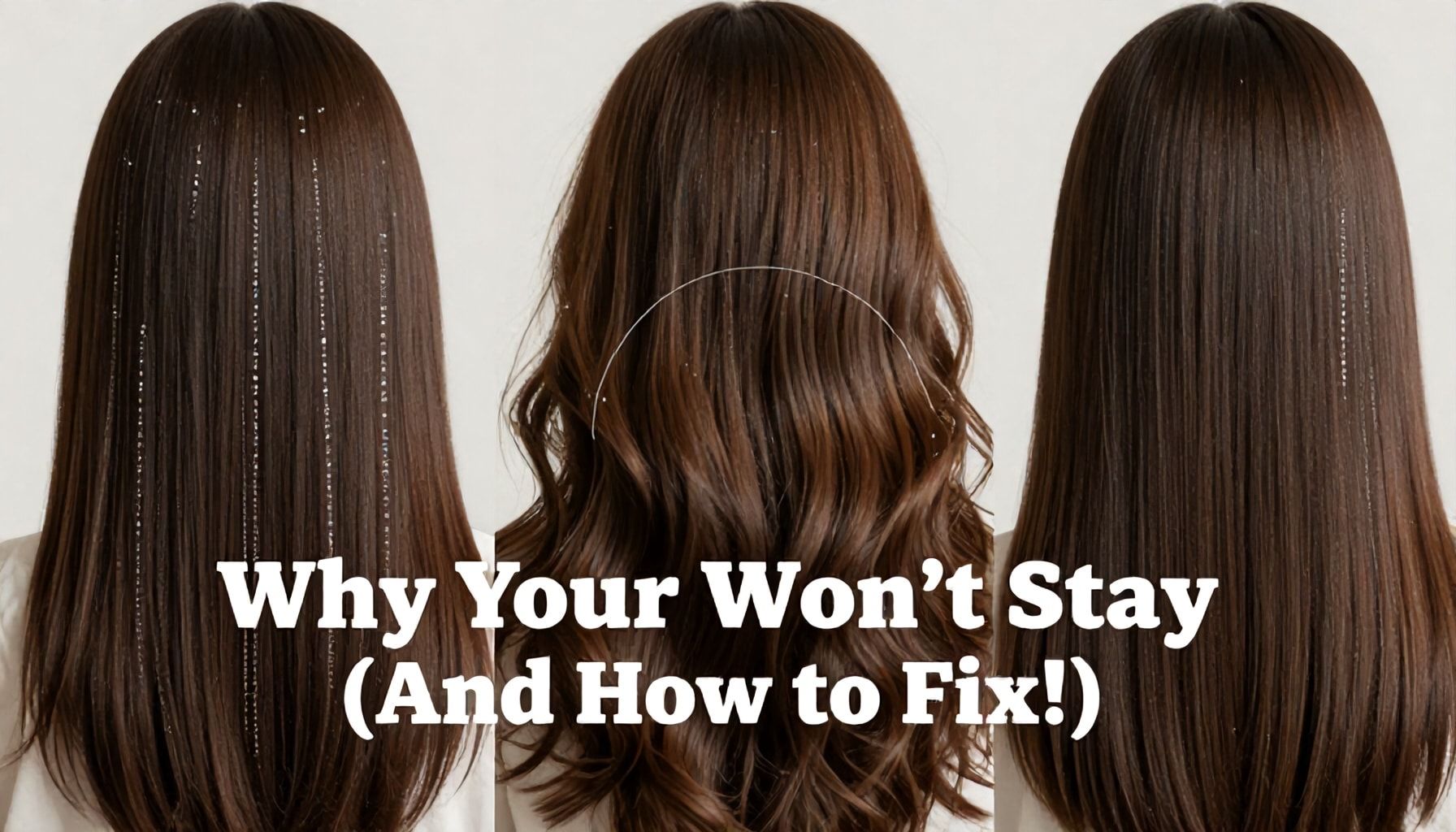 Why Your Hair Won’t Stay Straight (And How to Fix It)*