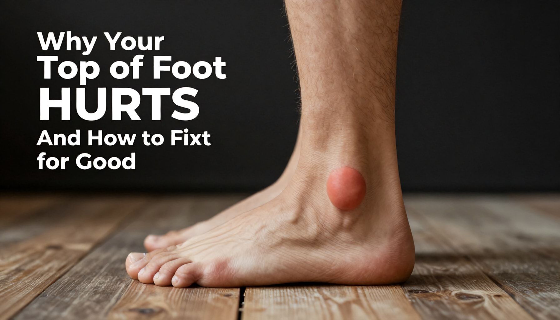 Why Your Top of Foot Hurts (And How to Fix It for Good)*