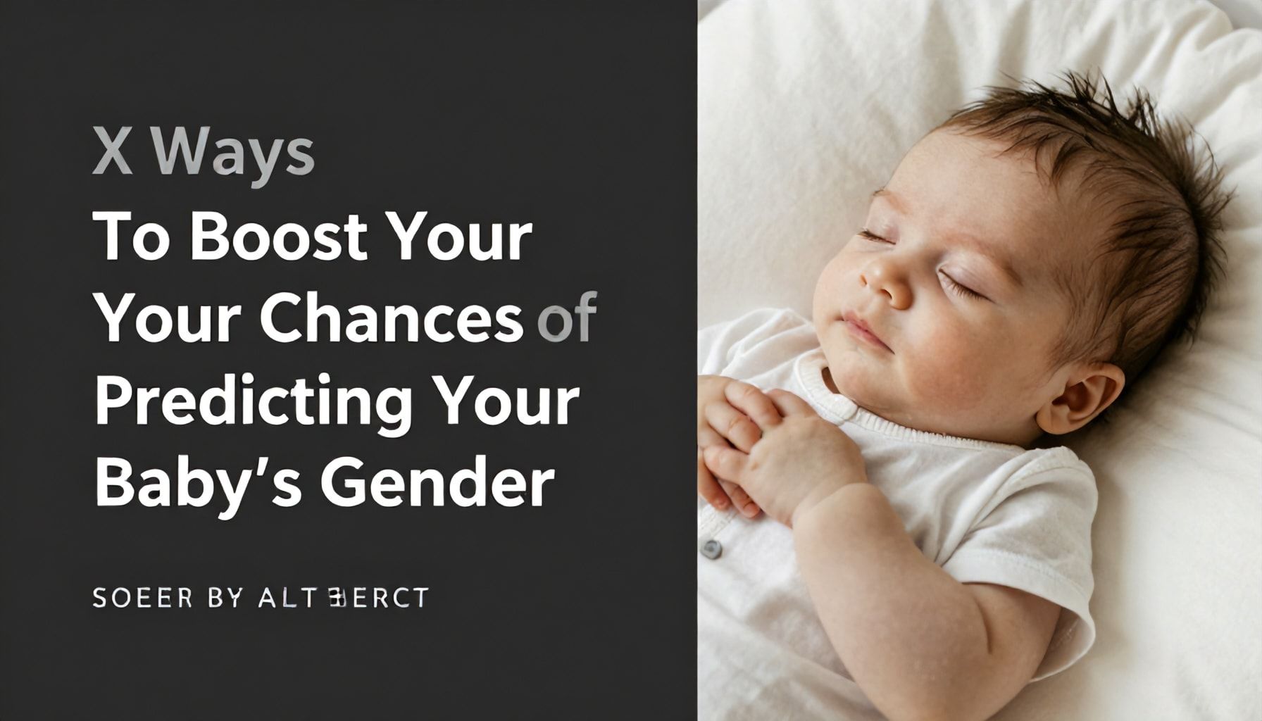 X Ways to Boost Your Chances of Predicting Your Baby’s Gender*